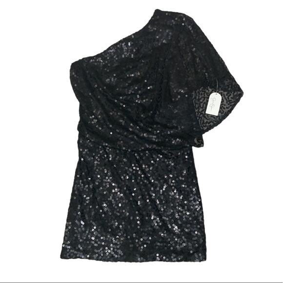 Jessica Simpson one shoulder sequin dress 2 NWT - Picture 1 of 8
